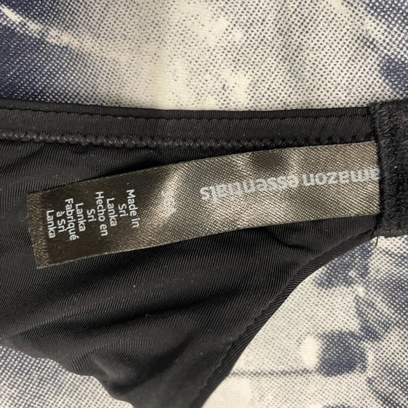 Amazon Essentials Women's T Shirt Bra Size US 36A Black Underwire Nylon Blend NE - Picture 3 of 4